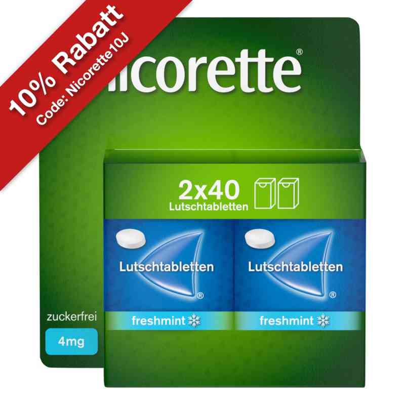 nicorette® Lutschtabletten 4 mg freshmint