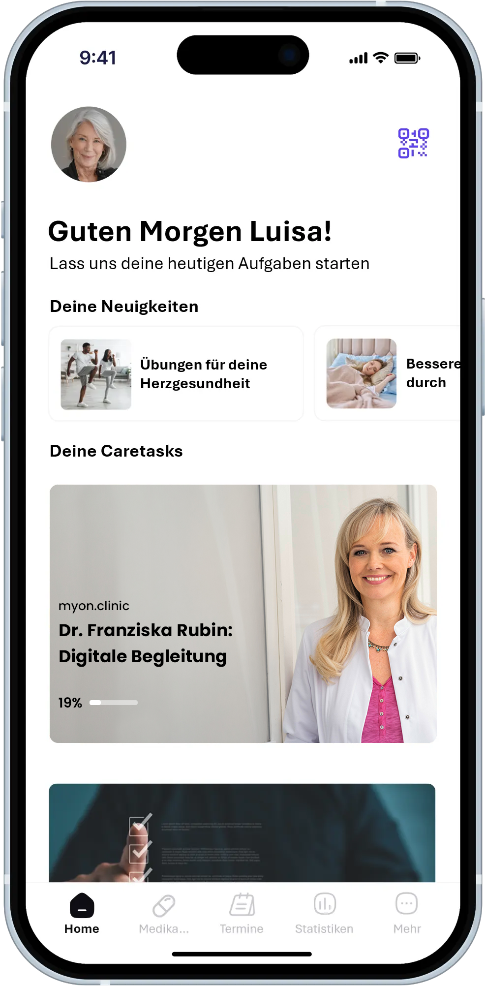 Digitale Begleitung von Dr. Franziska Rubin