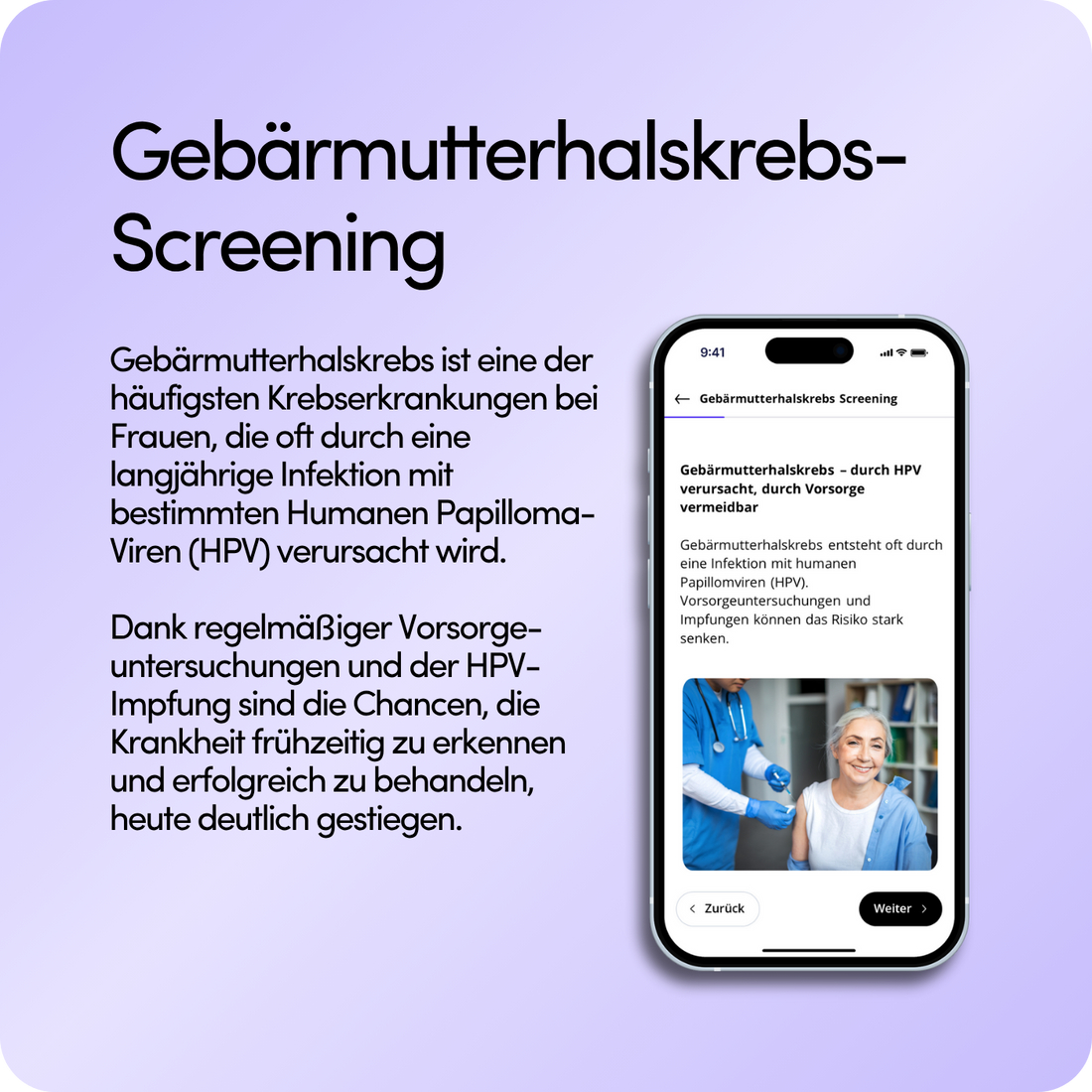 Gebärmutterhalskrebs-Screening