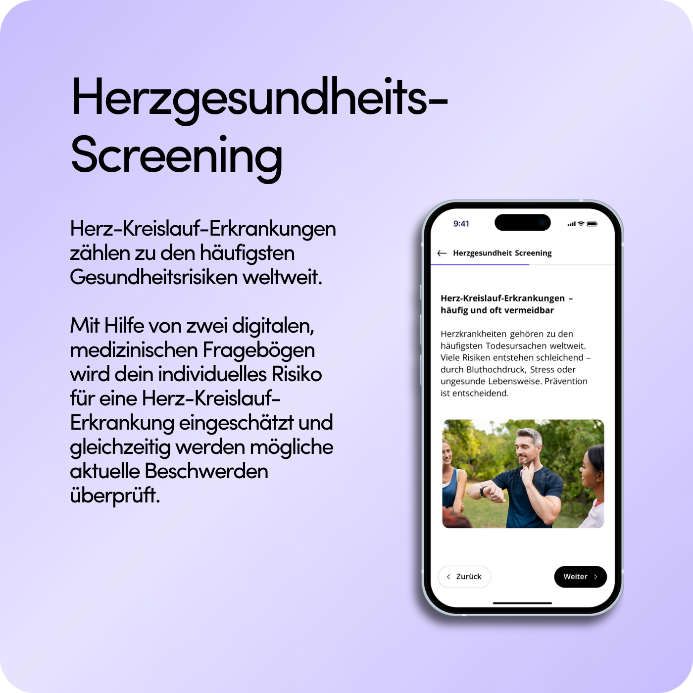 Herzgesundheits-Screening