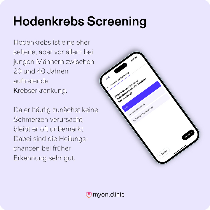 Hodenkrebs Screening