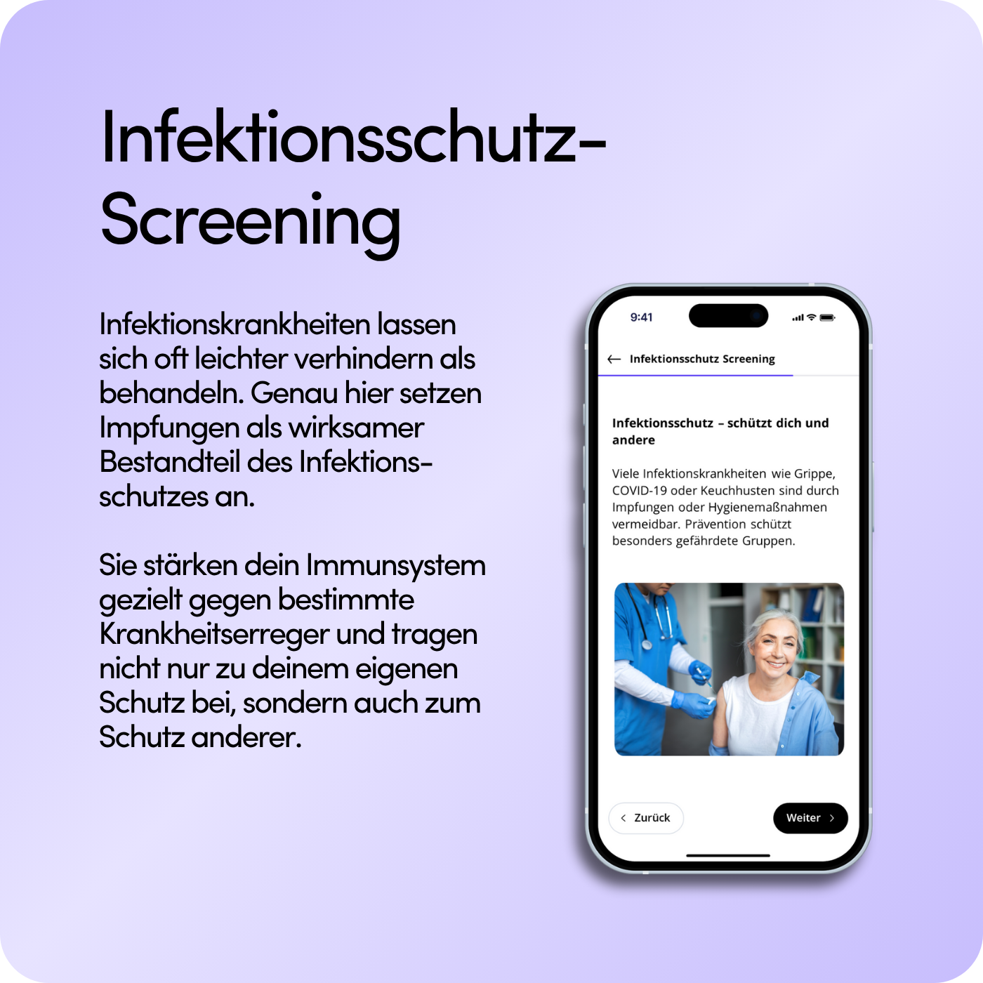 Infektionsschutz-Screening