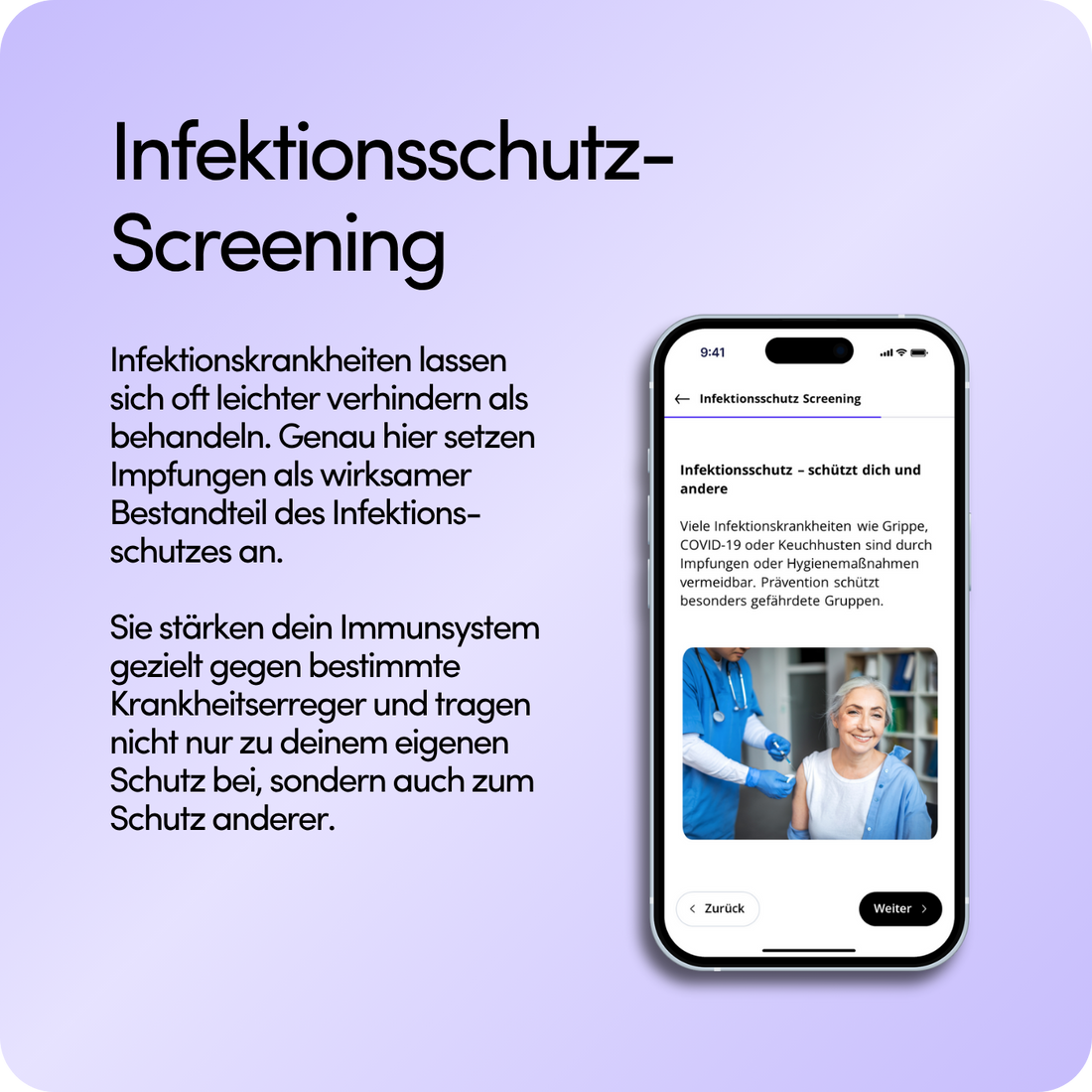 Infektionsschutz-Screening