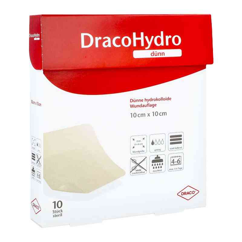 Dracohydro dünn Hydrokoll. Wundauflage 10x10 cm